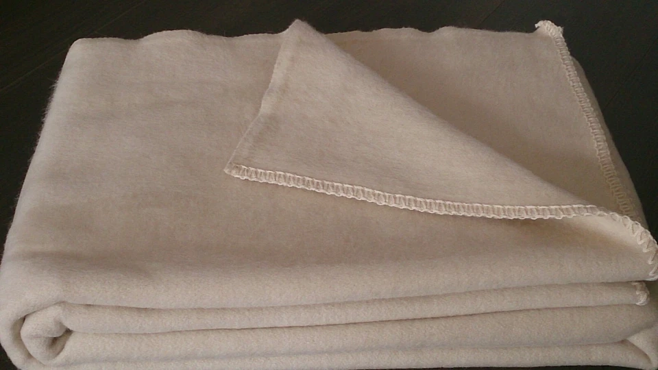 Luxus Wolldecke 100% Merinowolle Wolle Extrafein Decke XXL 180X200/220/240/260 - Bild 1 von 1