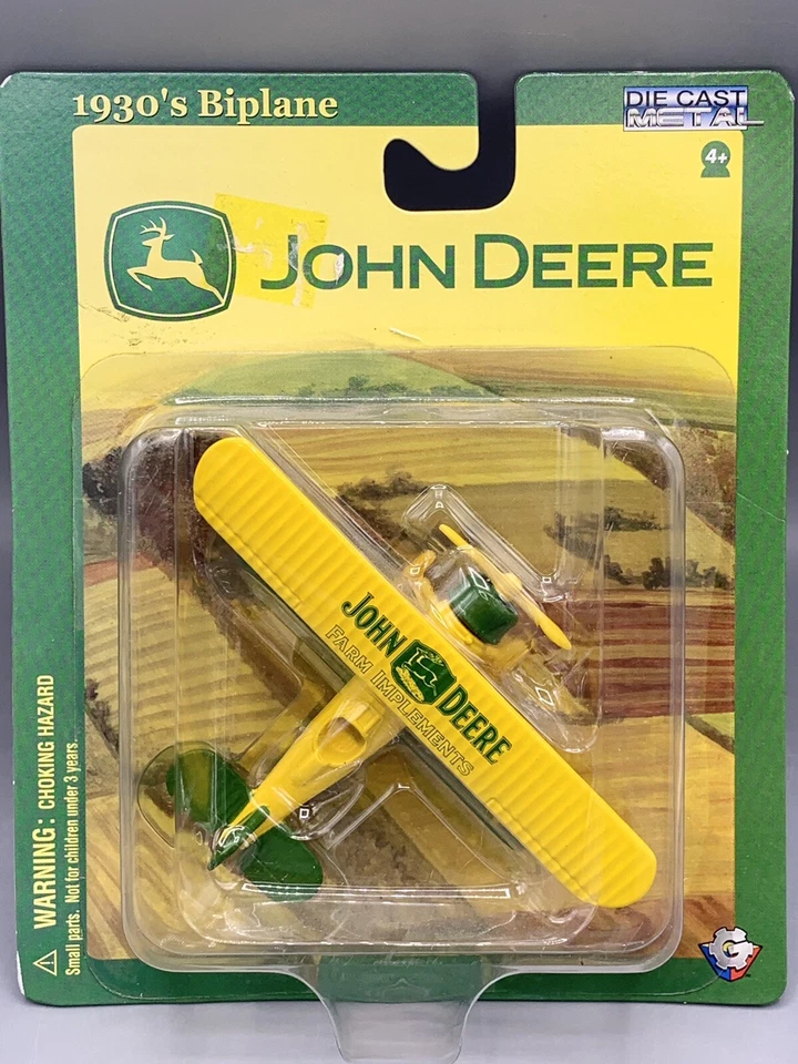 Gearbox John Deere Stearman Barnstormer Biplane Diecast 04281
