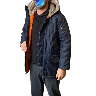 Parka Snorkler De Colección Snorkel Abrigo de Lona Ropa de Trabajo Hecho en Japón Chaqueta Militar Foto 1 de 4