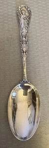 Antigua cuchara de recuerdo de Nueva York de plata esterlina Tiffany Co Estatua de la Libertad 6" - Imagen 1 de 8