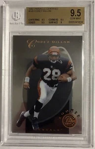 1997 Pinnacle Certified - Corey Dillon #145 (RC) Rookie BGS 9.5 Gem Mint - Picture 1 of 2