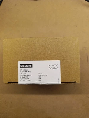 SIEMENS 6ES7215-1BG40-0XB0 SIMATIC S7-1200 CPU 1215C - Immagine 1 di 2