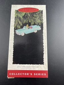 1957 Chevrolet Bel Air Cabrio 1994 Punze Oldtimer Auto Ornament - Bild 1 von 8
