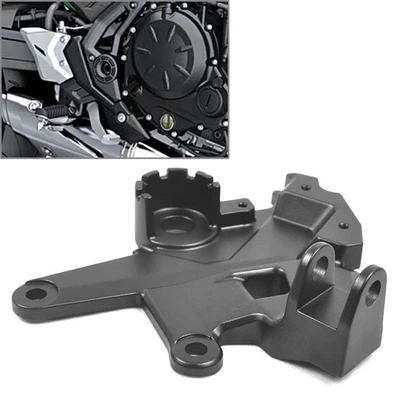 Front Footrests Foot Pegs Pedal Bracket For Kawasaki Z650 Ninja650 2017-25  19 - Image 1 of 4