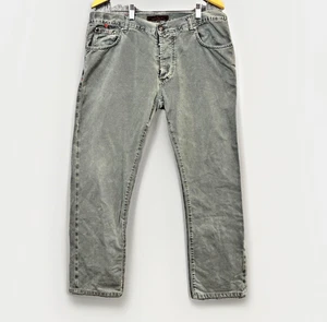 ISAIA Napoli Jeans Herren 38x28 grau Stretch Baumwolle Self-Edge Twill Denim Italy - Bild 1 von 17