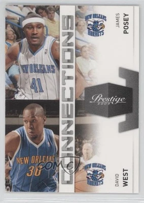 Panini Prestige Connections 2009-10 David West James Posey #5 Foto 1 de 2