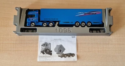 Herpa Exclusive 949255 SCANIA CS S650 V8 BJ TRASPORTI ITALIA SRL centinato 1:87 - Immagine 1 di 3