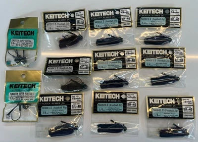 Keitech- Tungsten Jigs Brown Purple. Black/Purple, Green Pumpkin - Image 1 of 4