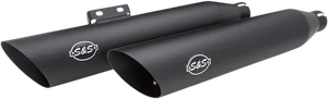 Silenciadores S&S Cycle 550-0735 Slash-Cut negros - Imagen 1 de 1