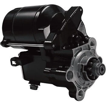 Drag Specialties Black 1.4 kW High-Performance Starter Motor for 81-23 Sportster - Image 1 of 1