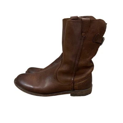 Винтажная обувь компании Moto ботинки в коричневой коже размер 9 сделано в США - Изображение 1 из 4