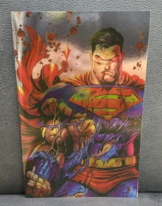 Superman 4 SDCC 2023 Tyler Kirkham Virgin Battle danni esclusivi - Foto 1 di 14