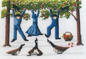 Hanging Around by Diane Graebner cross stitch pattern - Picture 1 of 1