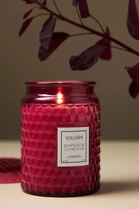 NEU Anthropologie Voluspa Kaiser Litschi Glas Glas Kerze 18 Unzen - Bild 1 von 3