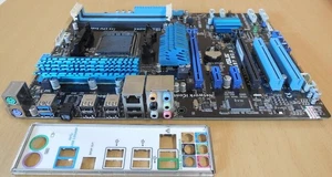 ASUS M5A97 R2.0 Rev 1.00 Mainboard +Blende AMD 970 Sockel AM3+ DDR3 USB3.0*m1137 - Bild 1 von 2