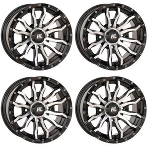 4 ATV/UTV Wheels Set 14in High Lifter HL21 Machined 4/137 4+3 HP1K - Picture 1 of 4