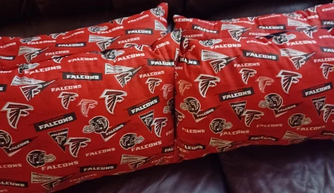 Atlanta Falcons Pillow/two Pillow Set NFL/Handmade Cover