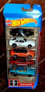 Hot Wheels ☆FORD MUSTANG☆ 5 Pack (2022, Mattel) #HGY16 - Picture 1 of 3