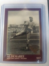 1994 Conlon Collection Al Demaree Burgundy #1216 The Sporting News NY Giants MLB