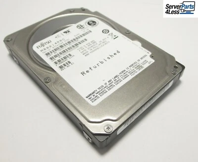 MBB214RRC Fujitsu P/N CA06731-B21900WL 10K RPM 146GB 2.5" SAS Hard Disk Drive - Image 1 of 4