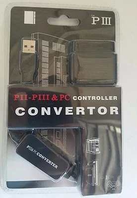 PS2 Playstation 2 USB Controller Converter for Playstation 3 PS3 Console #D36 - Image 1 of 2