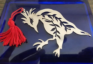 SUPERB ILIAS LALAOUNIS FIGHTING BIRD STERLING SILVER 925 MINIATURE, XL PENDANT. - Picture 1 of 8