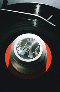BEATLES VINYL RECORD WEIGHT STABILIZER SET TURNTABLE PURE SILVER LIMITED TO 1964 - Picture 1 of 10
