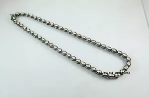 Collana diamante taglio rosa naturale non tagliato Polki925 argento sterling collana gioielli - Foto 1 di 3