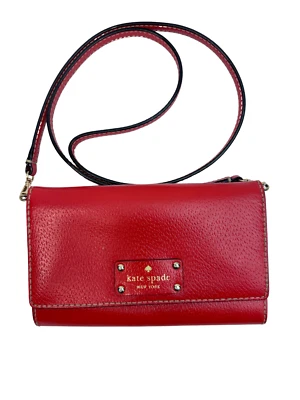 Bolso Bandolera Pequeño KATE SPADE Natalie Wellesley Rojo/Rosa Foto 1 de 4