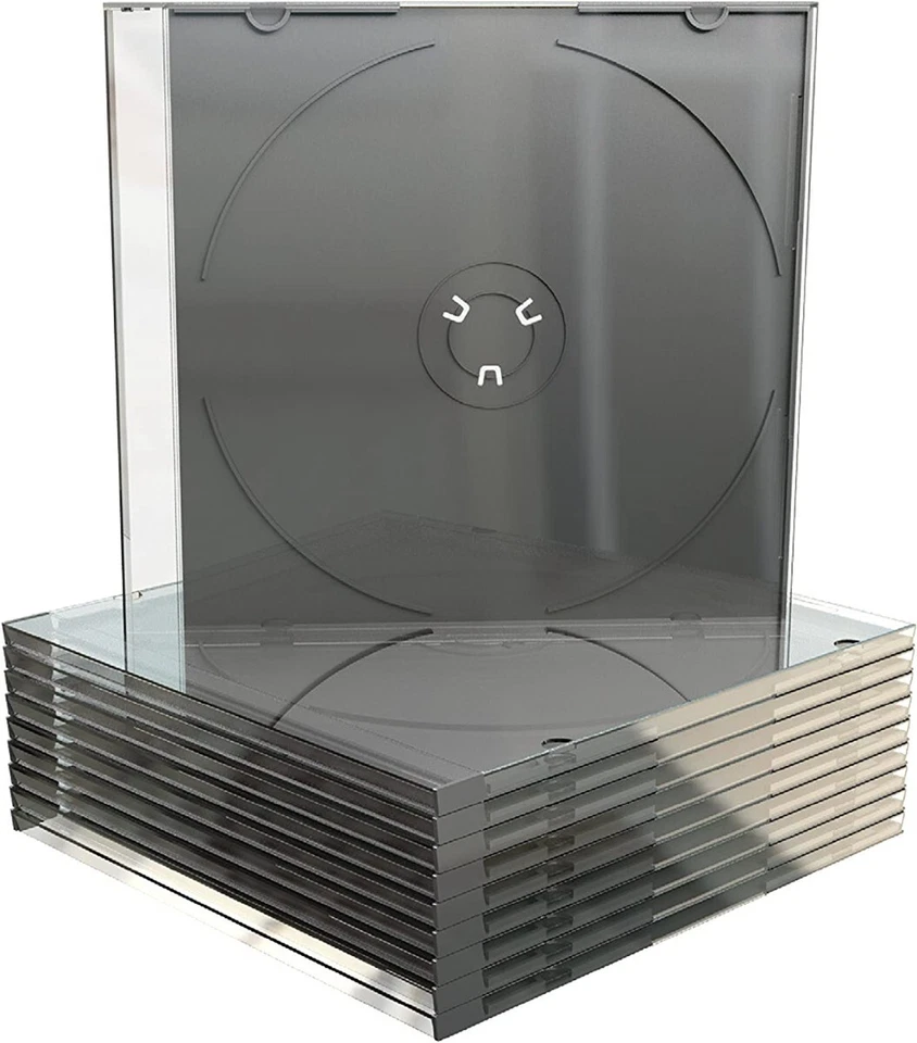 100 Custodie MediaRange CD Slim 5.2mm singole tray NERO Custodia Slimcase BOX21 - Immagine 1 di 1
