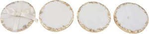 Marmor Untersetzer rund für Gläser 4er Set aus echtem Marmor Marmoruntersetzer  - Bild 1 von 9