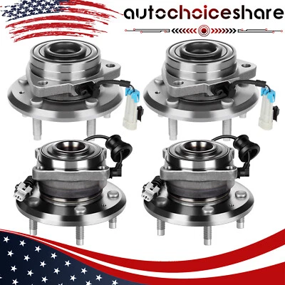 Juego de 4 cojinetes de buje de rueda delantera trasera para Chevrolet Equinox 2007-2009 Foto 1 de 4