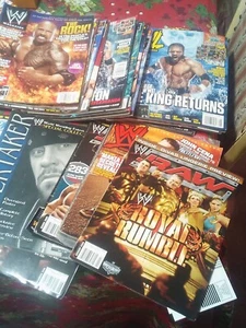 WWF WWE Wrestling Magazine Bulk LOT OF 5 WWF WWE Vintage Magazines - Picture 1 of 6