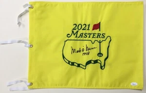 Mark O'Meara 2021 Masters with Winning Year 1998 Signed Pin Flag- JSA #AV66375 - Picture 1 of 4