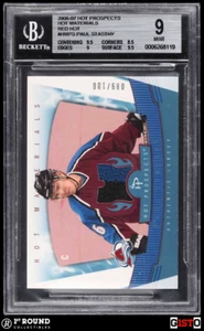 POP 1 Paul Stastny BGS 9: 2006-07 Hot Prospects Hot Materials Red Hot Gisto /100 - Picture 1 of 4