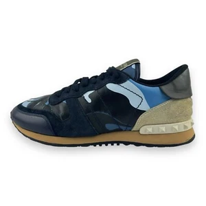 Zapatillas de deporte para hombre VALENTINO ROCKRUNNER azul camuflaje talla UK 7 EU 41 - Imagen 1 de 16