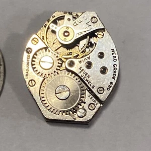 Mead Watch Co. Grade 630 Uhrwerk 17 Juwelenteile/Reparaturschrift 120 guter Mitarbeiter - Bild 1 von 7