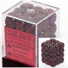 Dice and Gaming Accessories D6 Sets Opaque: 12mm D6 Black/Red (36)