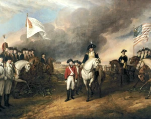Surrender of Lord Cornwallis Art Print 11"x14" - Picture 1 of 4