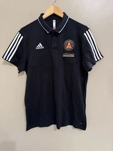 Adidas Atlanta United FC Team Issue Coaches Tiro19 Poloshirt Fußball Herren L NEU - Bild 1 von 9