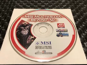 MSI Multimedia Beyond 3D Drivers and Utilities CD-ROM Games with MSI ATI StarOSD - Picture 1 of 2
