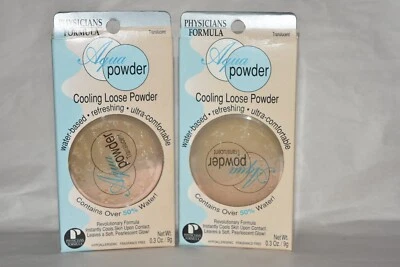 2x Physicians Formula Cooling Loose Powder - Translucent - Sealed - Image 1 of 2
