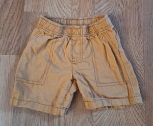 Carter's Brown Pull on Elastic Waist Pockets Cotton Boys Walking Shorts Size 2T - Picture 1 of 8