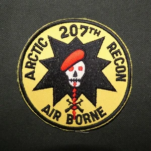 Vintage US Army 207th Arctic Recon Detachment AK ANG Embroidered Patch (repro) - Picture 1 of 2