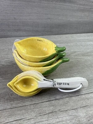 Ankyo Development Lemon Measuring Cups And Spoons Set New - Image 1 of 4