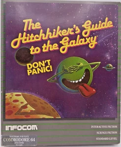 COMMODORE 64/128 -- LA GUÍA DEL AUTOESTOPISTA DE LA GALAXIA (INFOCOM - DISCO) - Imagen 1 de 11