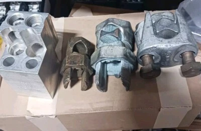 LOTE DE TACOS DE COBRE Y ALUMINIO MISC 100-750-500 MCM Foto 1 de 4