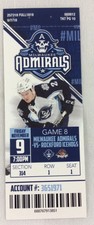 AHL 2018 11/09 Rockford Icehogs at Milwaukee Admirals Hockey Ticket