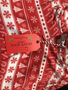 Brave Soul Merry Christmas Overall/ Oneies Medium - Picture 1 of 2