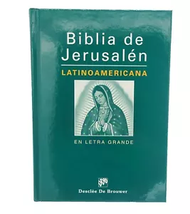 Biblia de Jerusalen Latinoamericana letra grande con uñeros CATOLICA - Picture 1 of 7